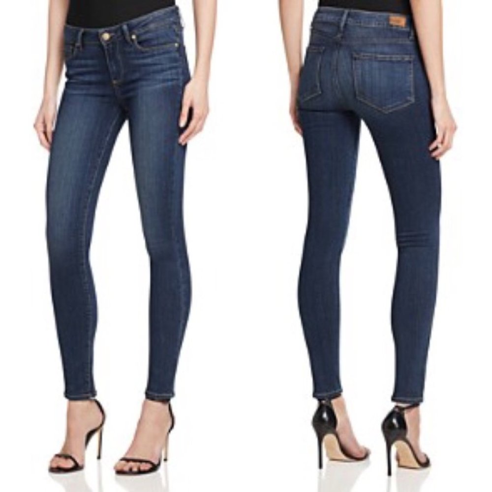 PAIGE Peg Skinny Jeans Ziggy Wash
